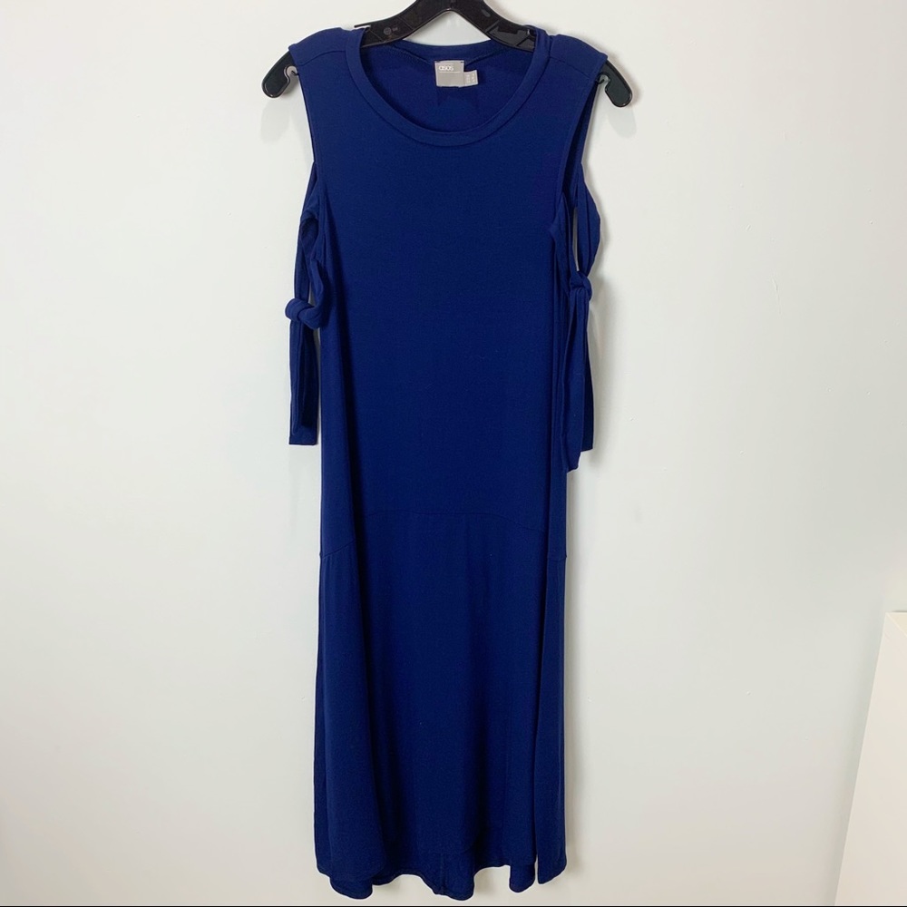 ASOS Women’s Navy Sleeveless Loose Casual Work Vacation Resort Maxi Dress Size 4